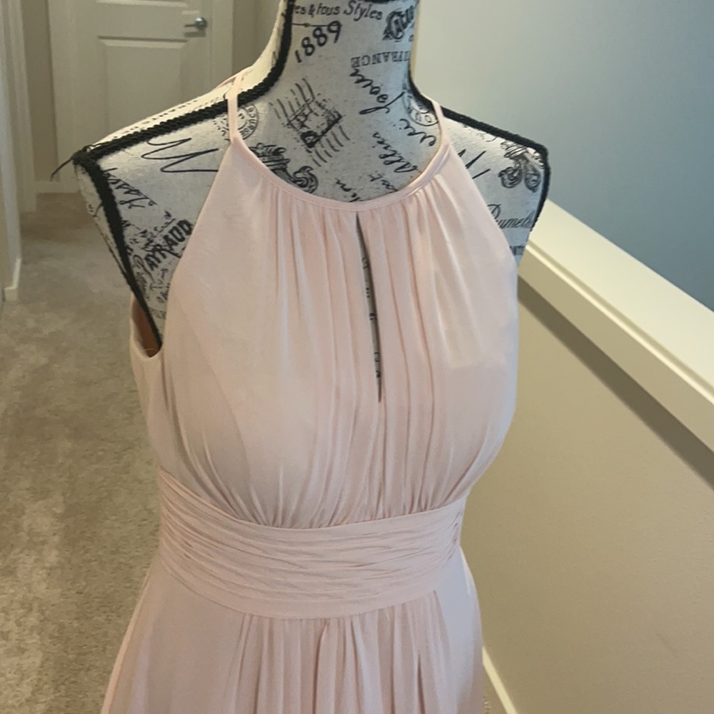 - Azazie pink dress bridesmaid wedding prom Bonnie - Picture 7 of 14